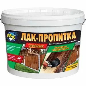 Лак-пропитка цвета Иней, 10 л